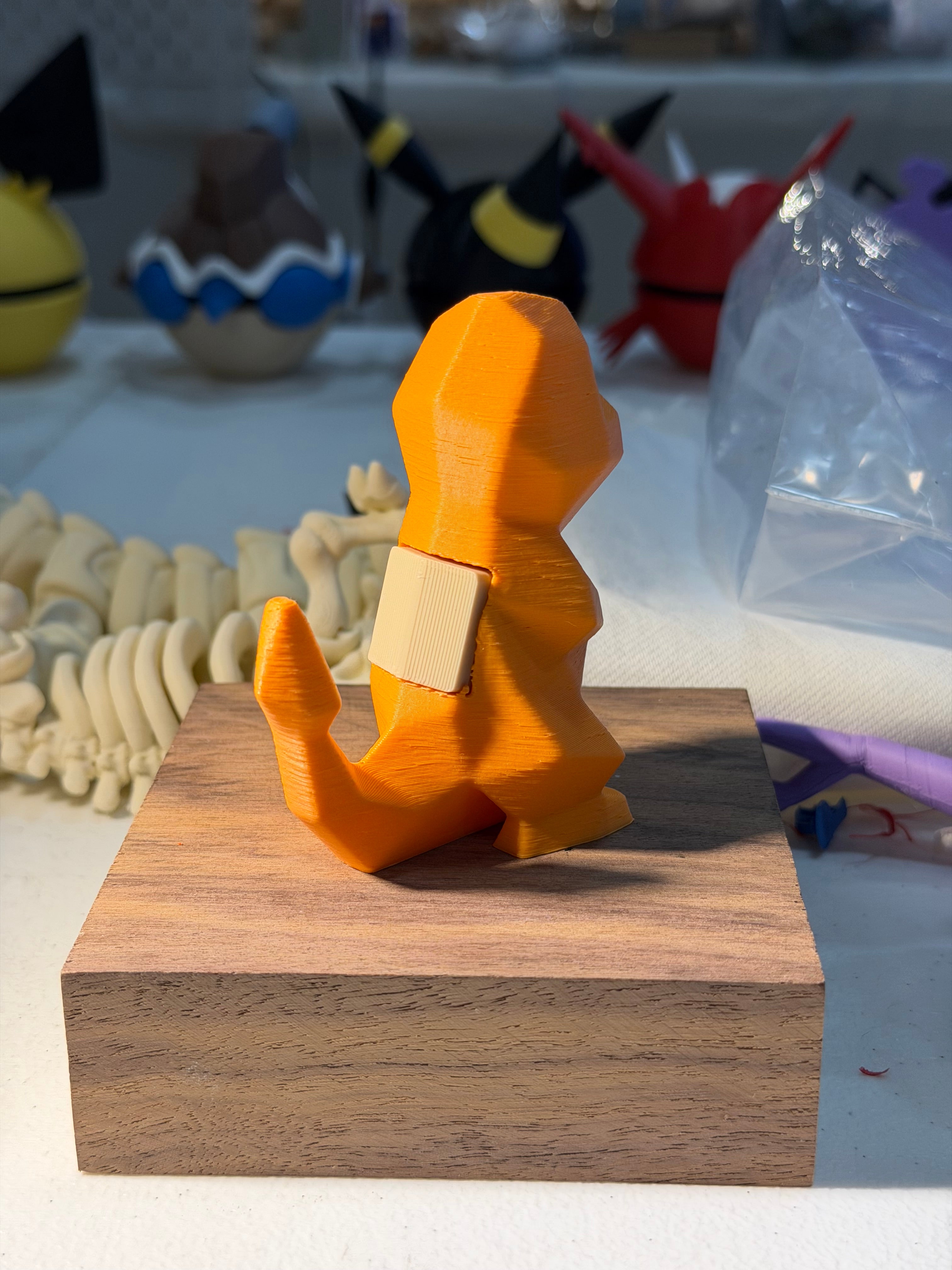 Low poly Charmander clicker