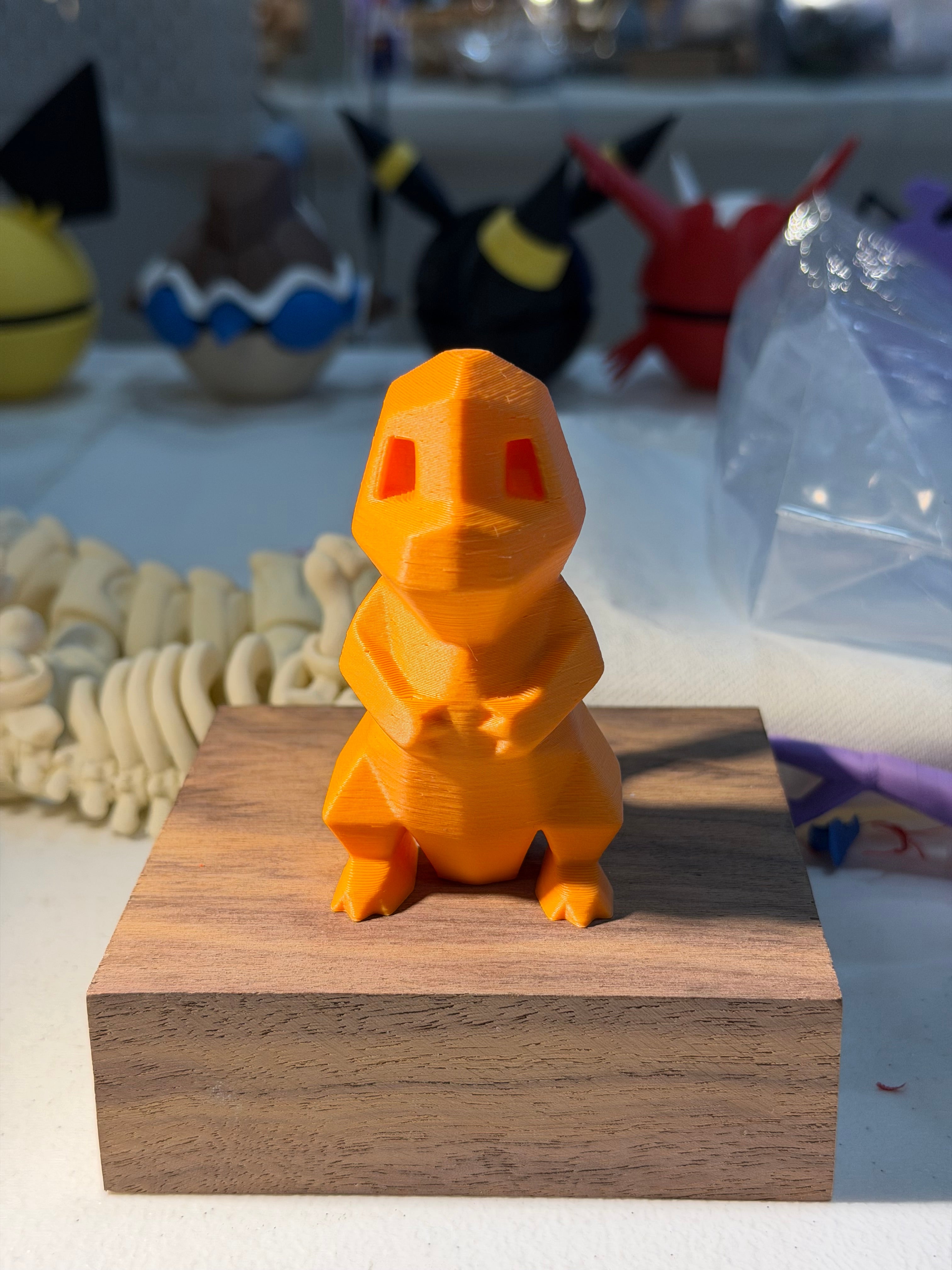 Low poly Charmander clicker